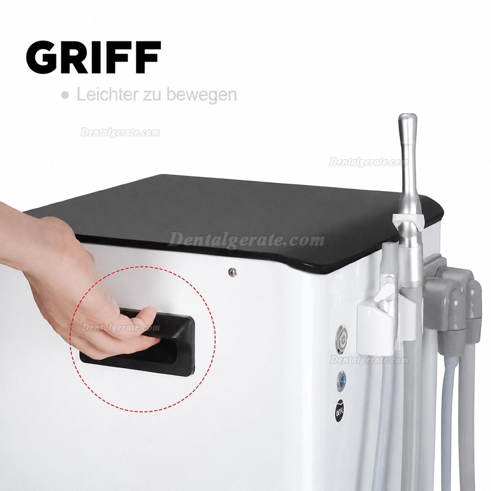 GREELOY GSM-400 Tragbare bewegliche zahnmedizinische Vakuumpumpe Saugma&szlig;-400L/min
